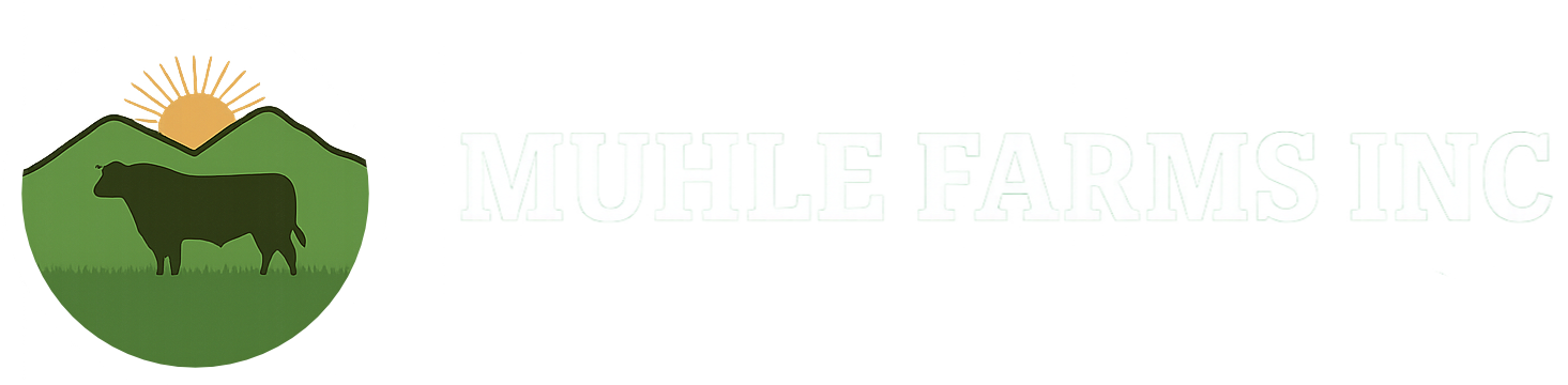 MUHLE FARMS LOGO LONG WHITE